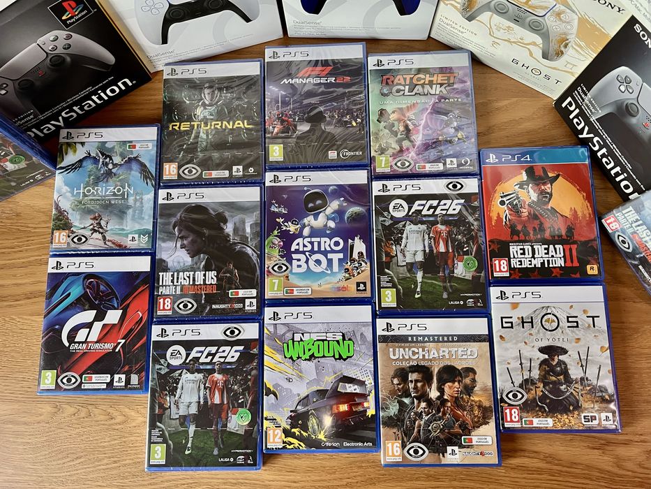 PS5 | Jogos playstation 5 - Horizon / Gran Turismo / EA FC 26 / NFS