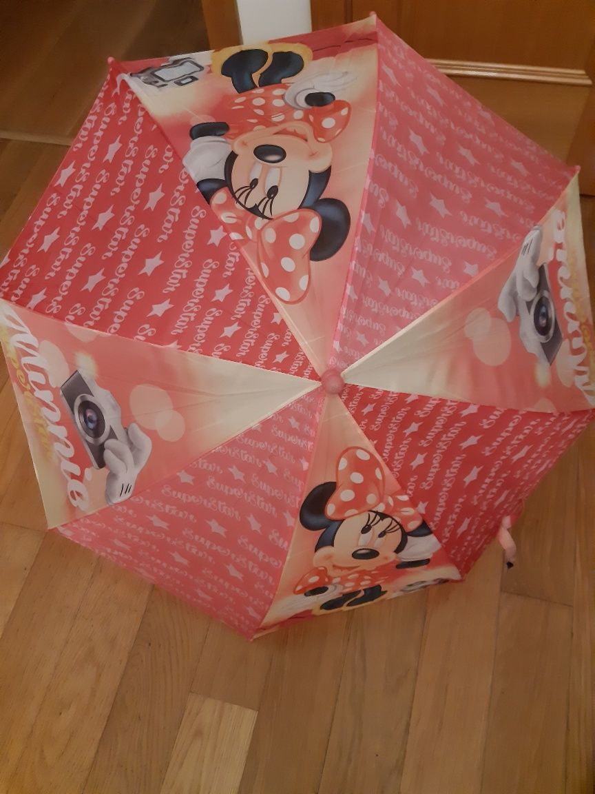 Chapéu de chuva para menina c/ a Minnie