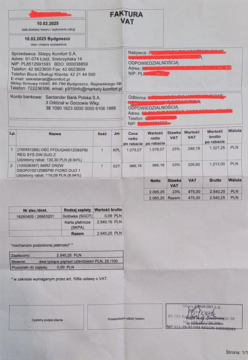 PolSkone Nowe Drzwi łazienkowe białe 80