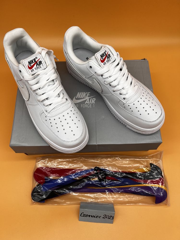 Nowe buty Nike Air Force 1 07 QS biały rozm. 41 wysyłka gratis