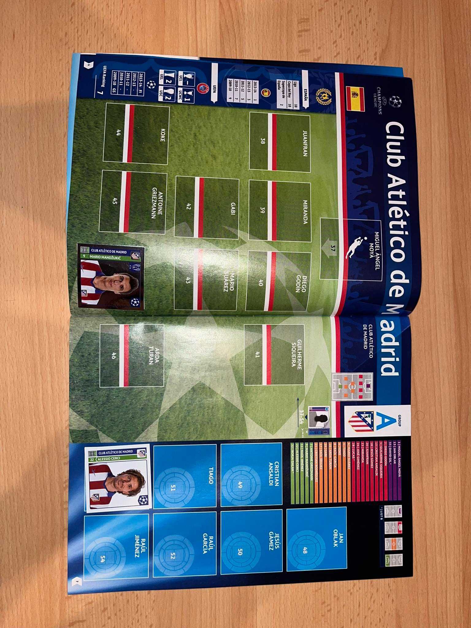 Naklejki Panini Champions League 2014-15