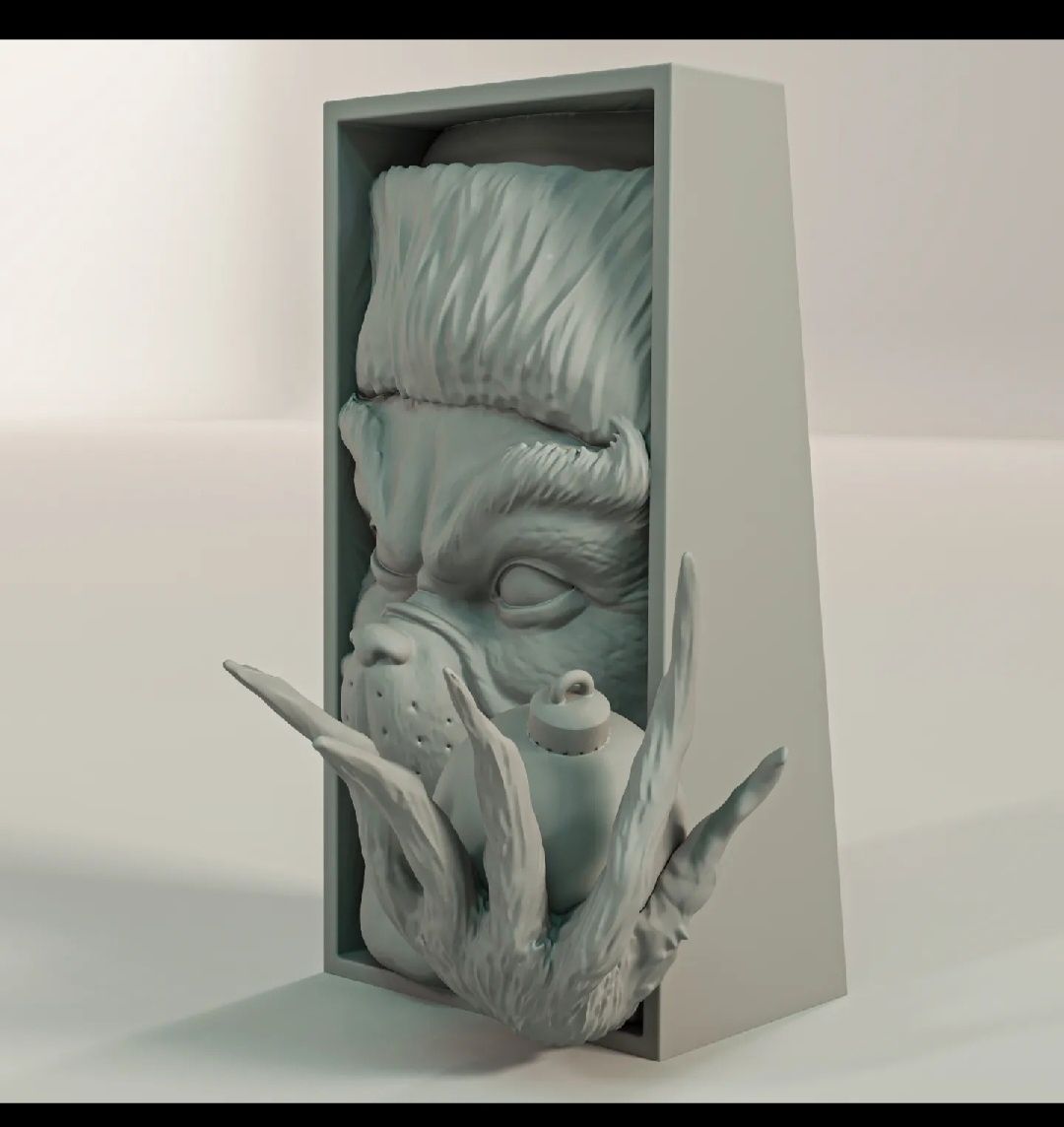 Book Nook „Grinch”