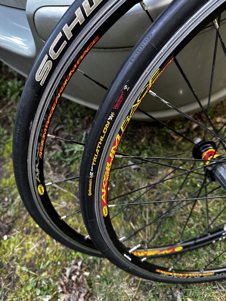 Koła Szosowe Mavic 28 z oponami Schwalbe 23c