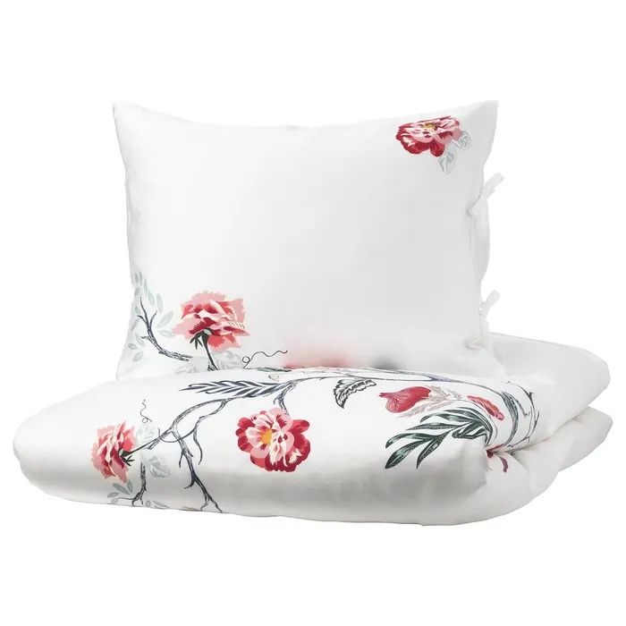 Комплект постільної білизни IKEA JÄTTELILJA 200x200 см Білий