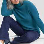 Sweter z golfem 100% kaszmir Charter Club rozmiar S