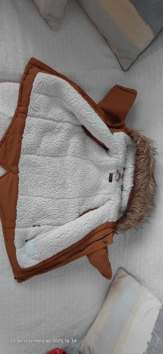 Casaco polar com pelo dentro 3 anos