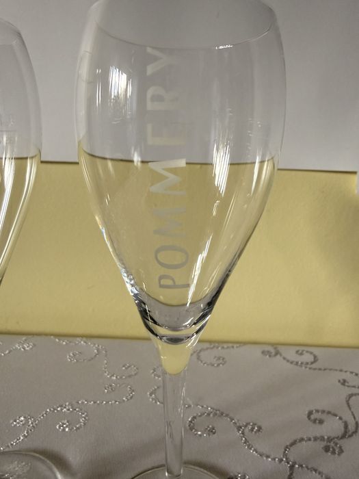 Zestaw 2 Kieliszków do Szampana Pommery 0,1l Oryginalne do Prosecco