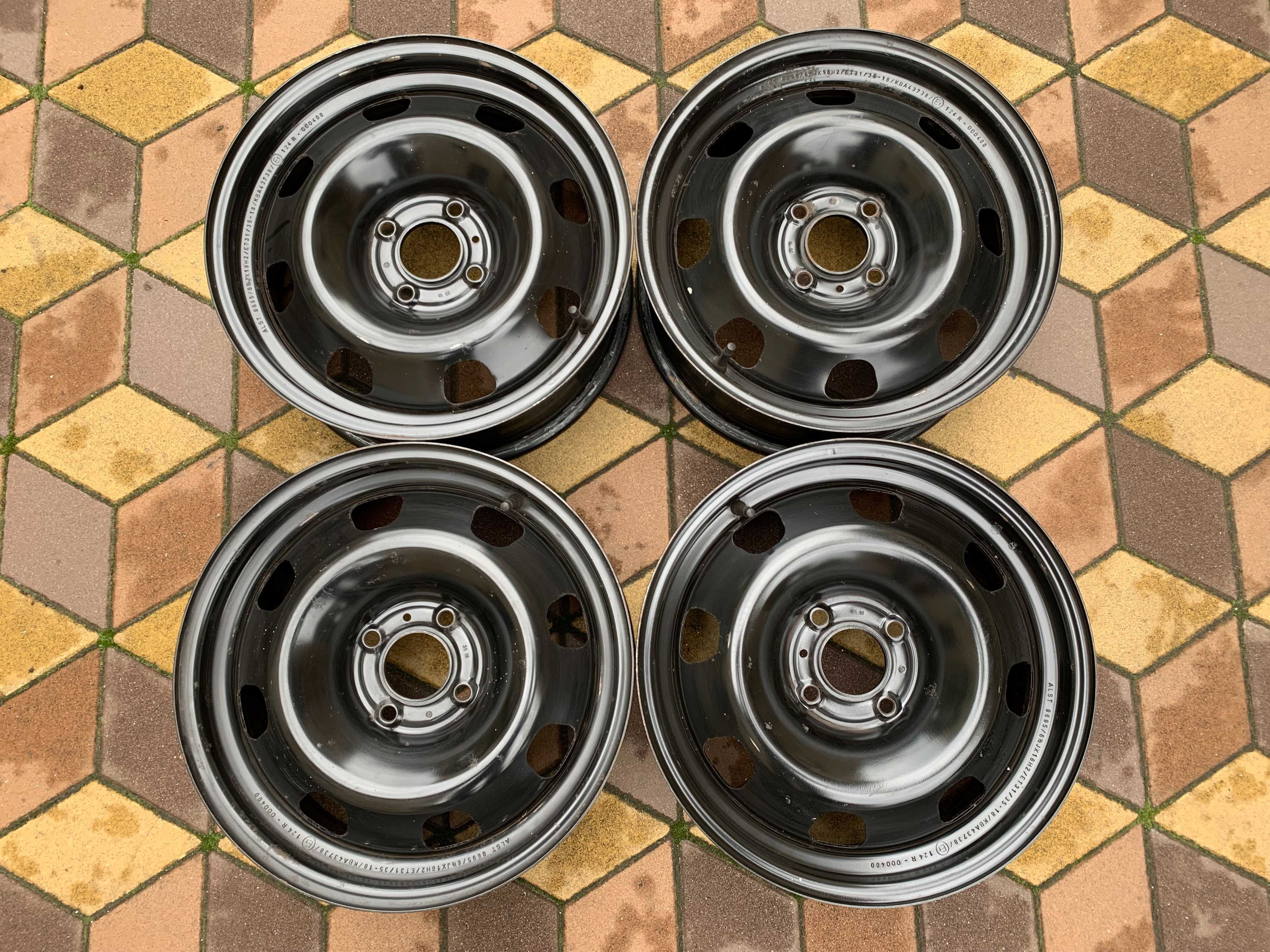 Диски металеві для Peugeot 206 208 307 2008, Citroen C3 C4. R16 4х108