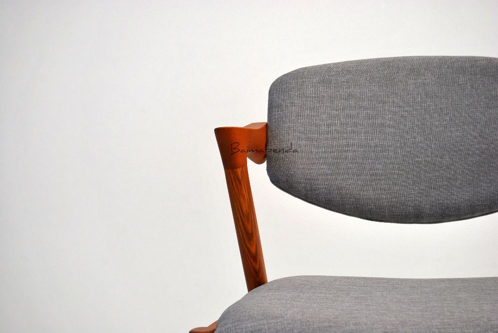 Conjunto de 6 cadeiras Kai Kristiansen modelo 42 Estilo nórdico