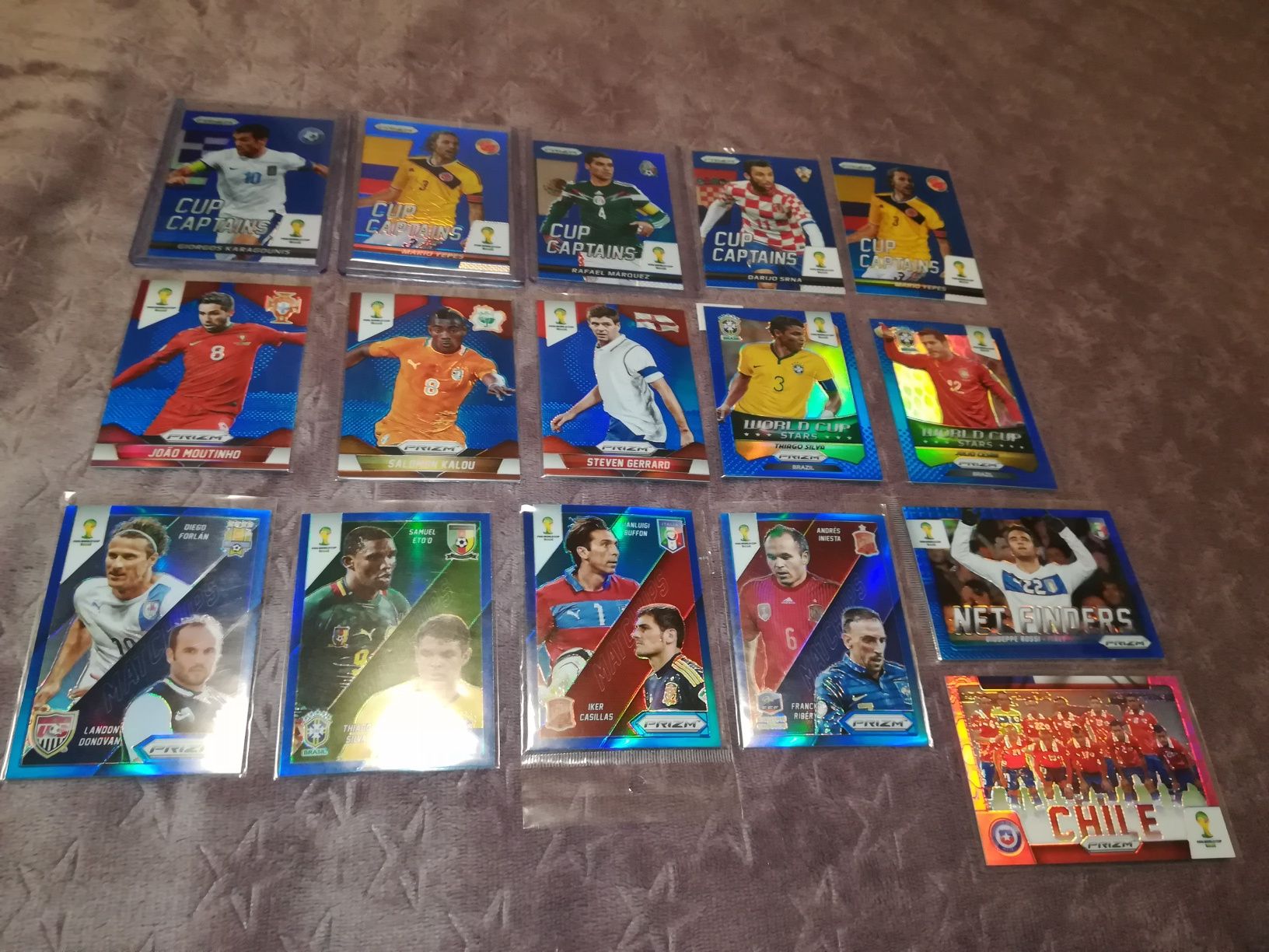 Karty BASE & INSERT LIMITED Panini PRIZM - FIFA World Cup 2014