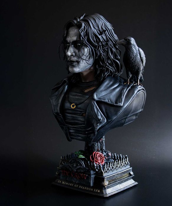 The Crow Kruk Brandon Lee Popiersie Ręcznie Malowane 1/4 Figurka
