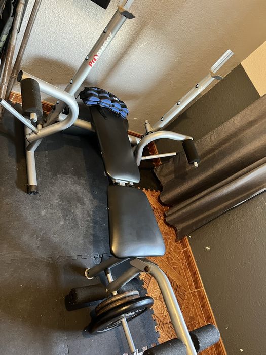 Banco Musculacao + Bicicleta + pesos