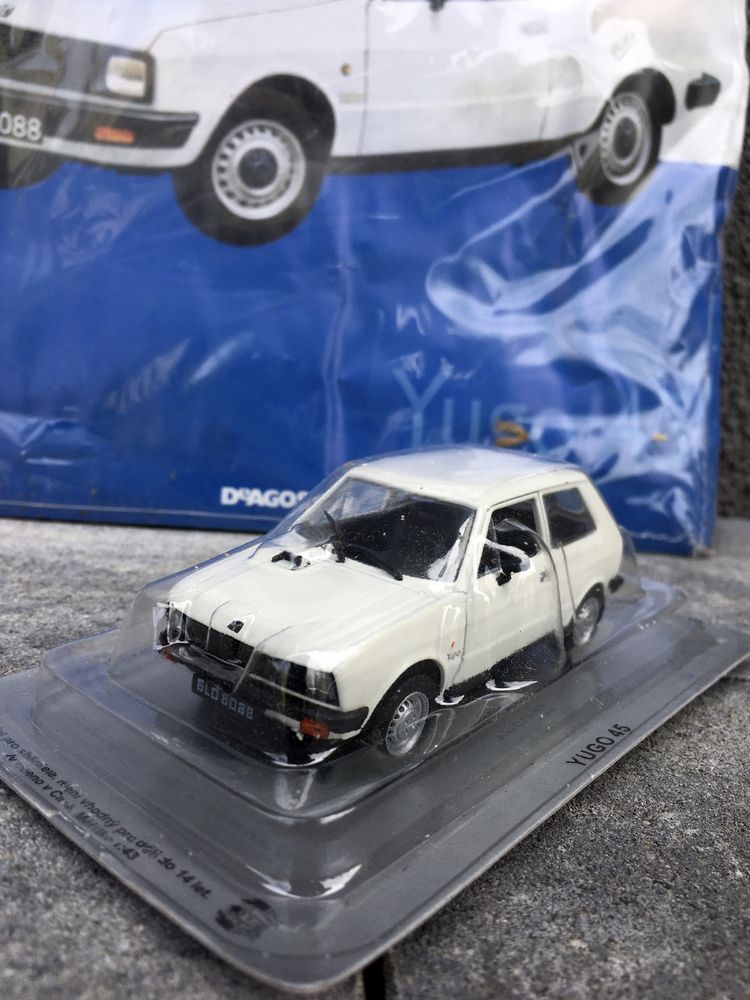 Kolekcjonerski YUGO 45-auta PRL,model,autka,kolekcja,zabytek