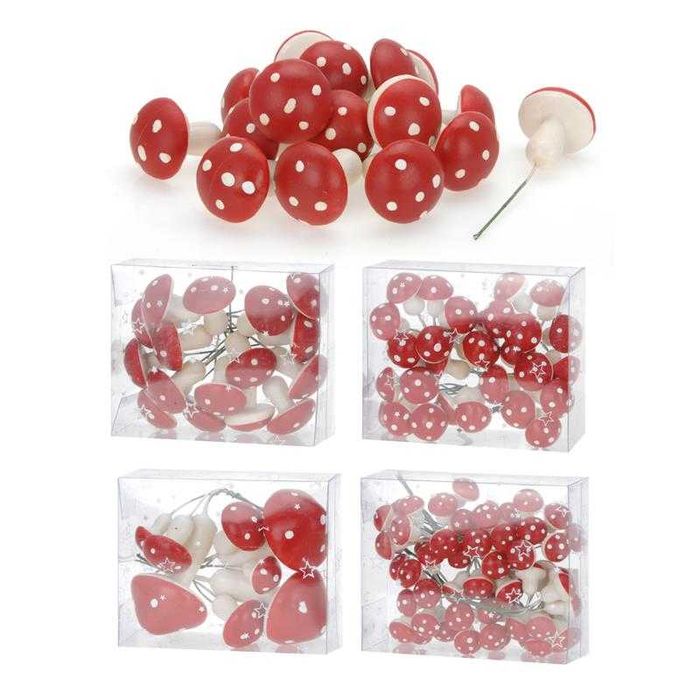 Grzybki na drucie dekoracja jesienna