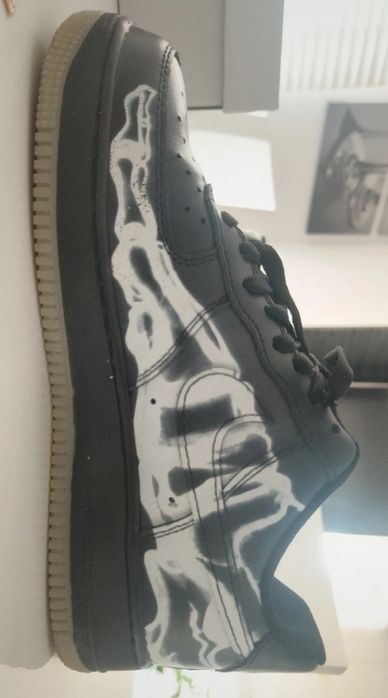 Nike Air force 1 black skeleton
