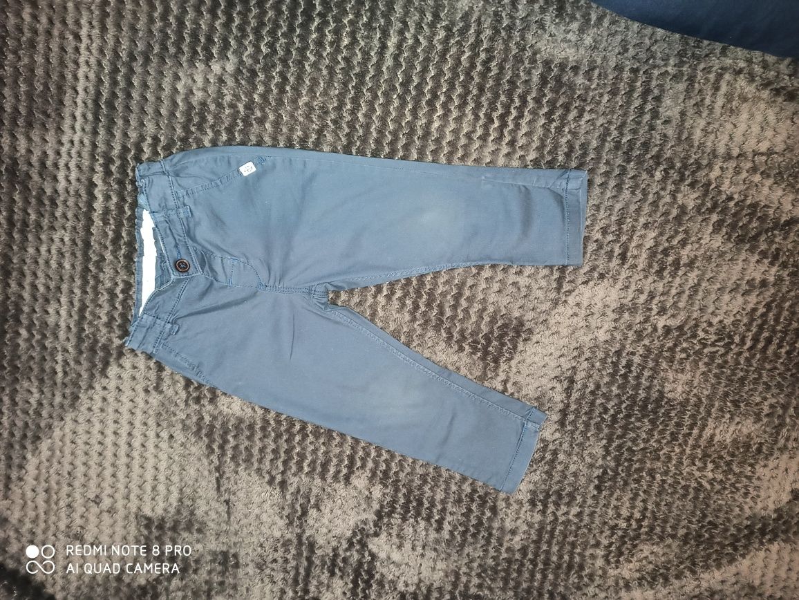 Spodnie eleganckie chinos 86 H&M