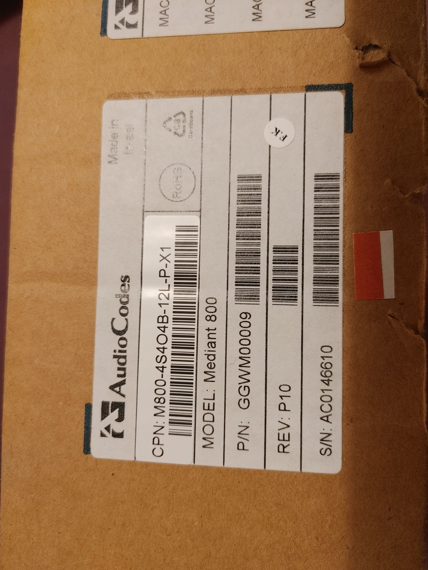 Brama medialna AudioCodes Mediant 800
