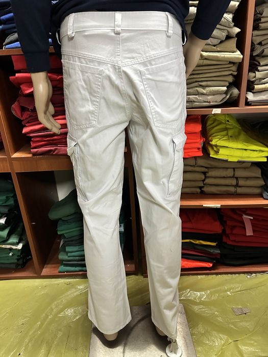 Spodnie Robocze BIAŁE XS-6XL