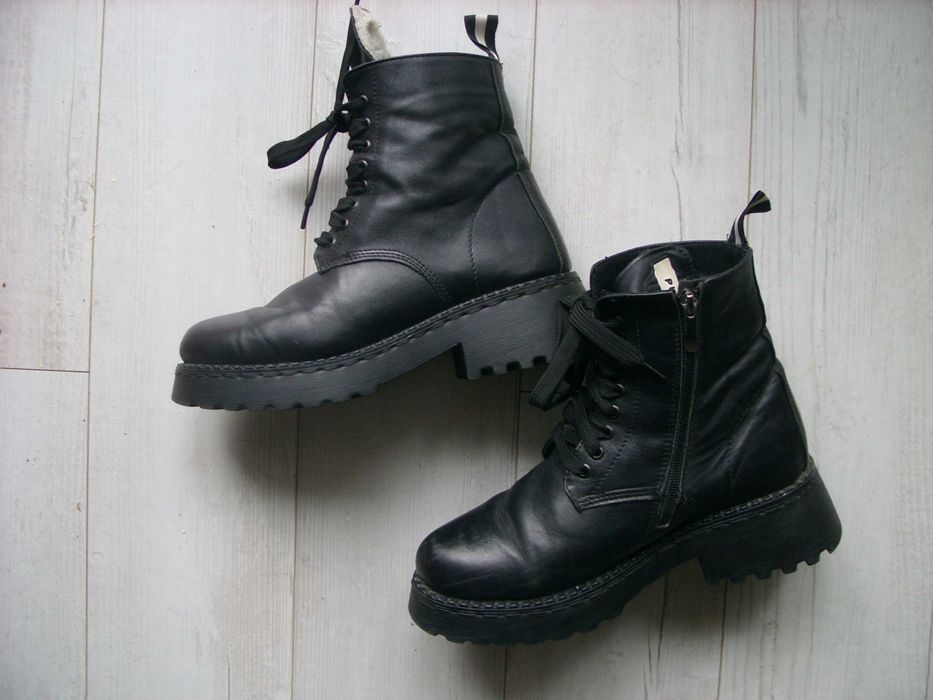 Ботинки PURPUSE Натуральная кожа Мех Прошиты Размер 40-41/26.5см.