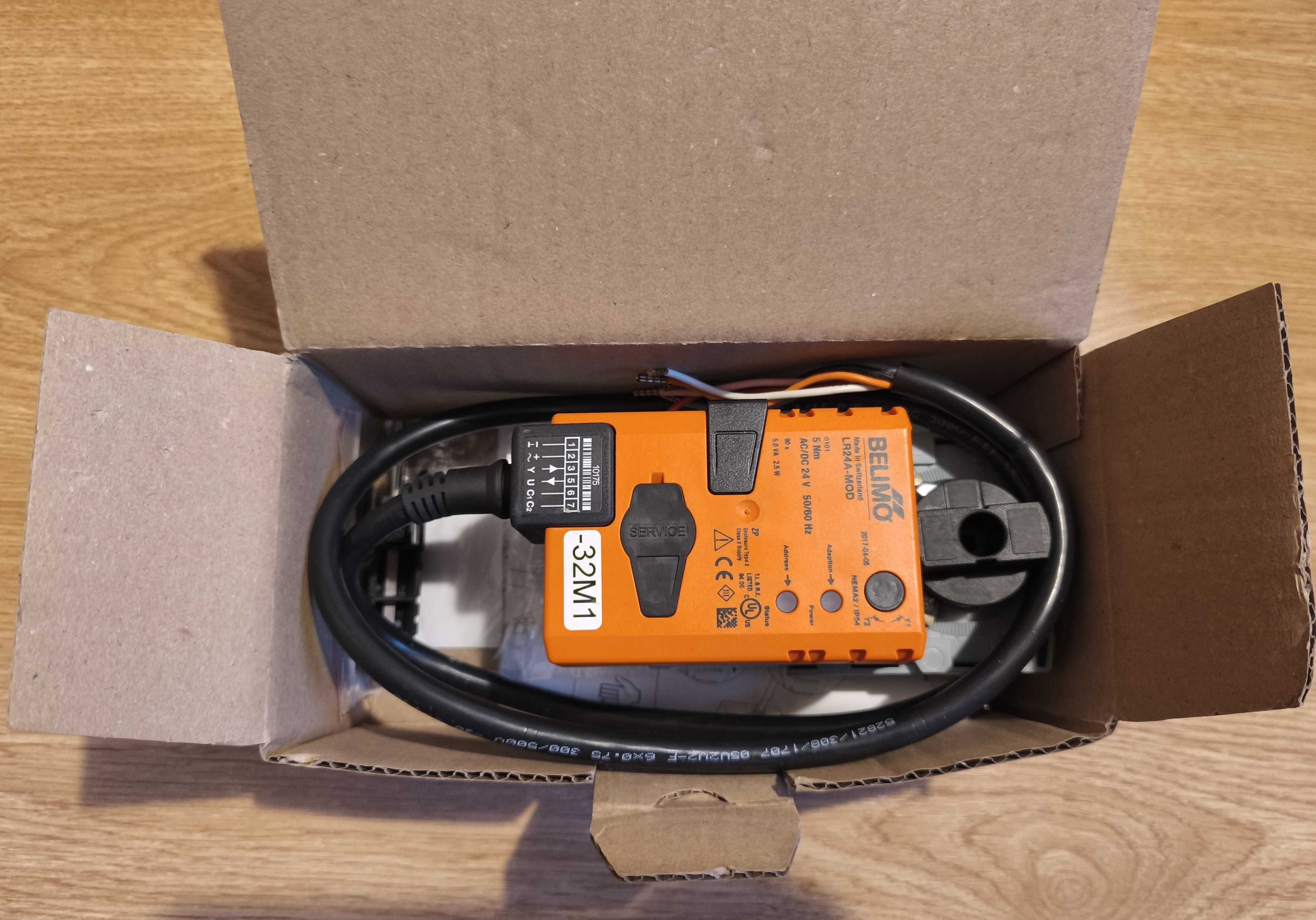 Siłownik LR24A-MOD, Belimo, 5Nm, 24v, silnik do zaworów kulowych