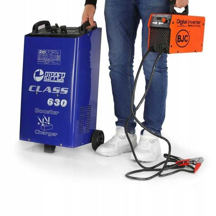 PROSTOWNIK INWERTOROWY Samochodowy 12V 24V Rozruch Ładowarka