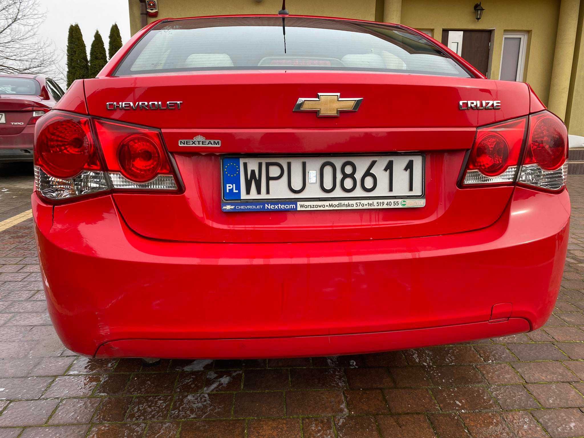 Samochód osobowy chevrolet cruze