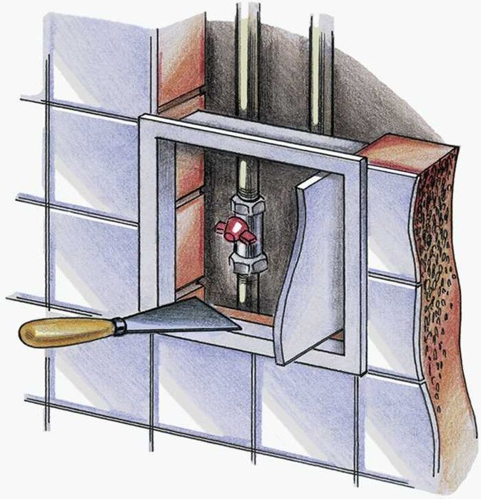 Двері ревізійні Д 200/500 пластикові