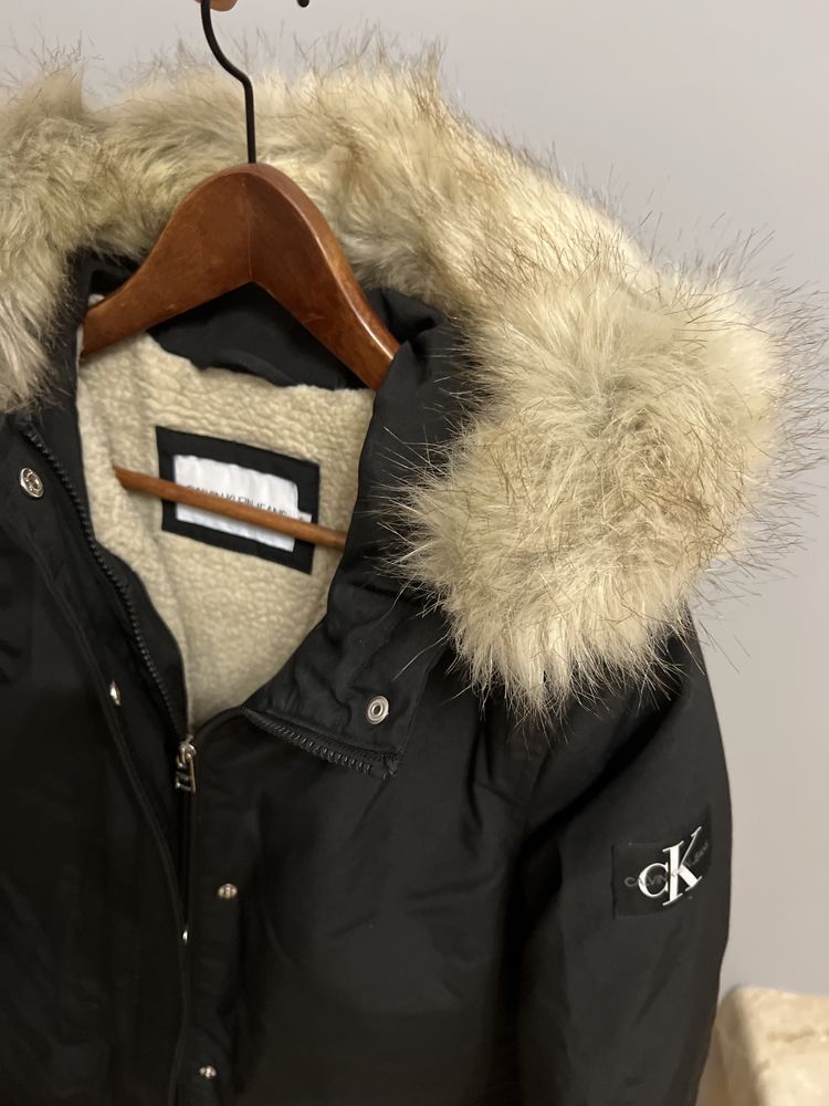 Kurtka Parka płaszczyk CALVIN KLEIN JEANS jak nowa S M