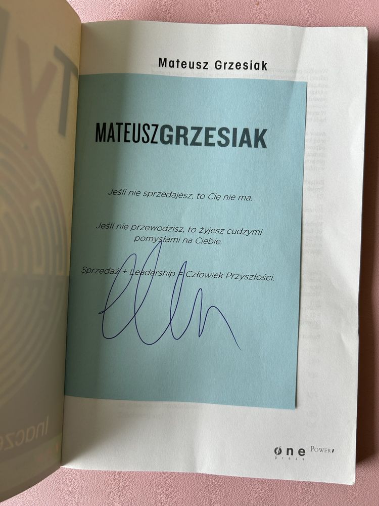 Książka Ty myśl Mateusz Grzesiak