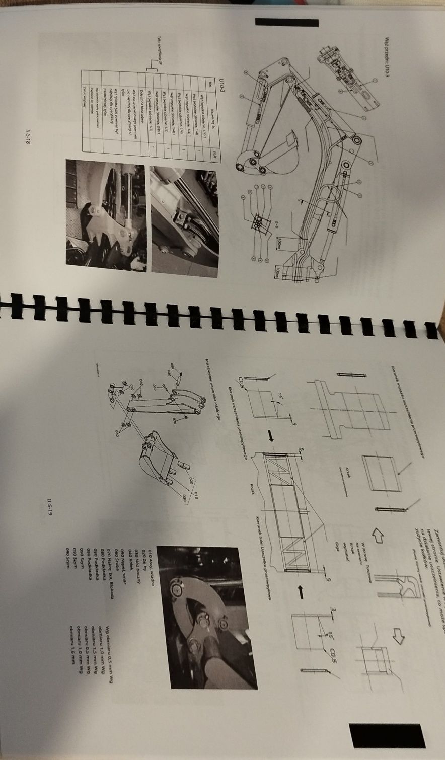 Instrukcja obslugi, podręcznik warszatowy  Kubota K008-3, U10-3 K008-5