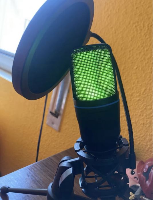 USB-мікрофон RGB Microfone Condensador Wire Gaming Mic