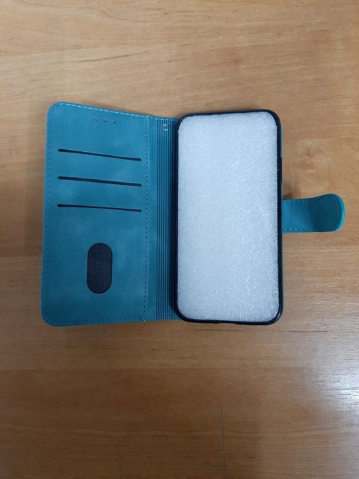 Кожаный телефон чехол-книжка для iPhone X