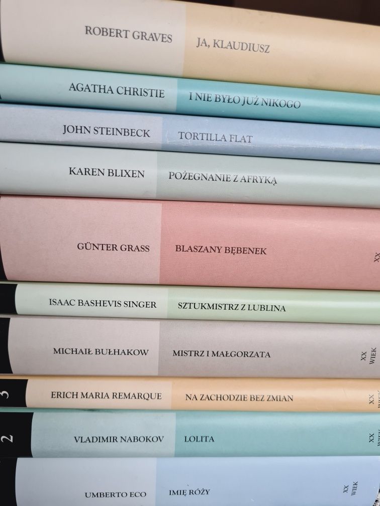 21sz kolekcja Eco Grass Miłosz Bułchakow Camus Orwell Proust Nabokov L