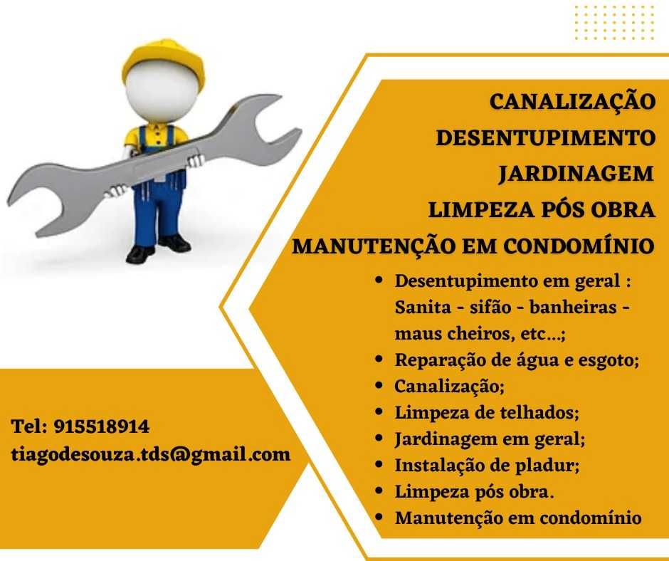 Serviços de canalização