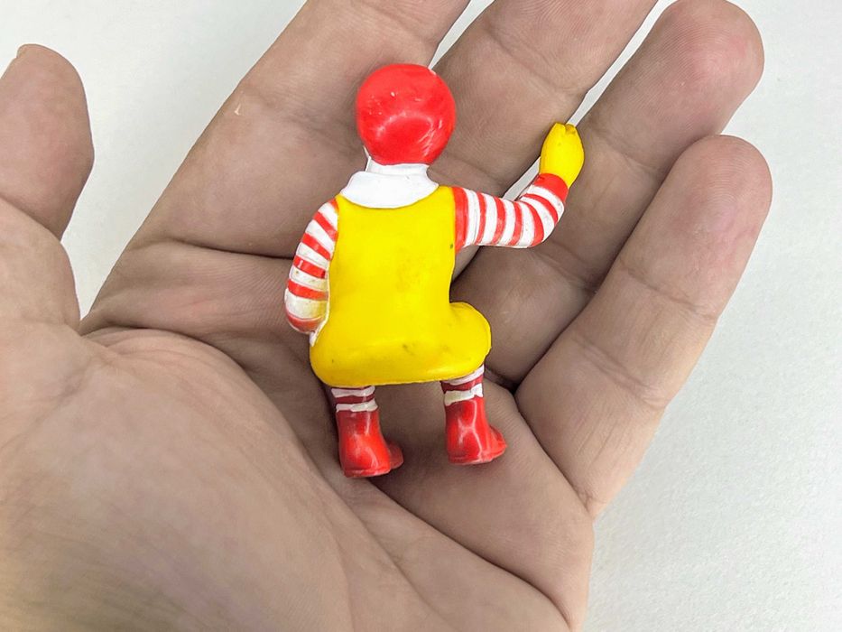 Ronald McDonald Rallye (1990) Figura Vintage Happy Meal