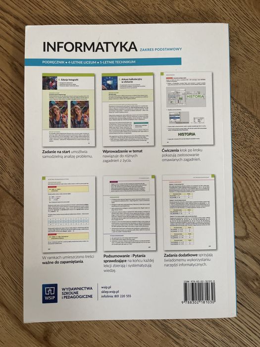 Informatyka klasa 1 liceum i technikum reforma 2019