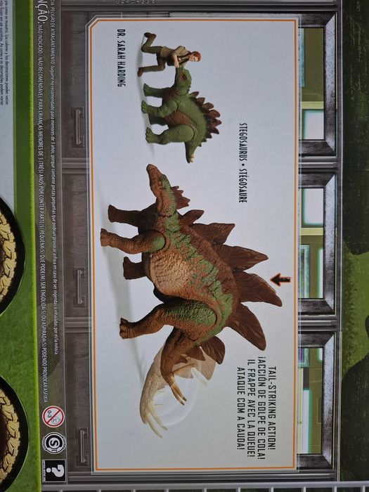 Набір Jurassic World. Dr. Sarah Harding and Stegosaurus. Оригінал.