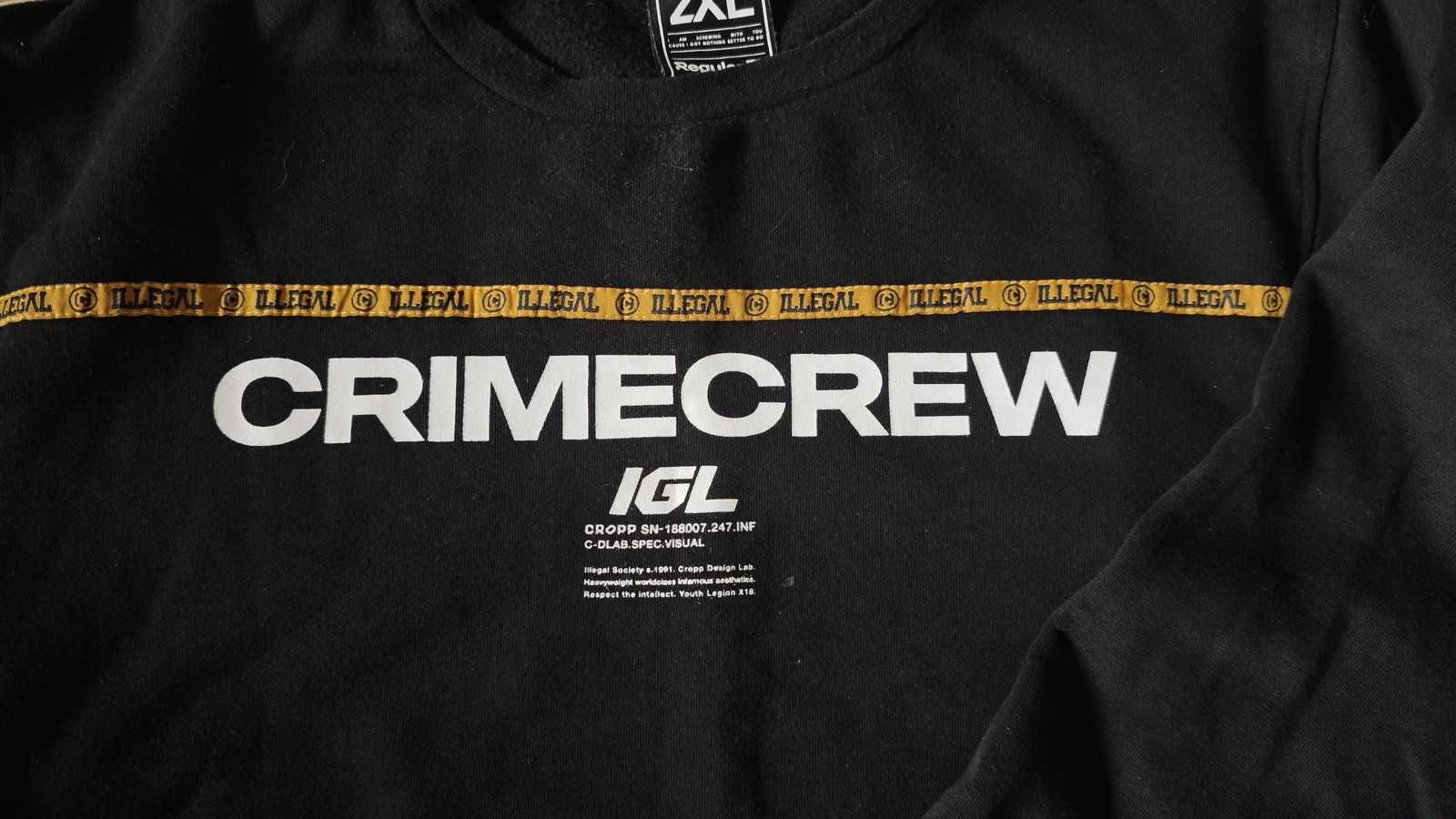 Bluza 2xl - Crimecrew - czarna