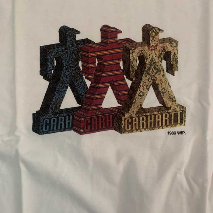 Carhartt WIP T-Shirt XXL Branco 10/10 - Algodão Orgânico