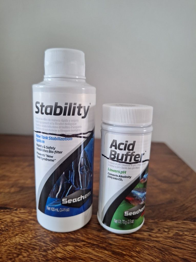 Seachem stability 100ml i seachem acid buffer 70g