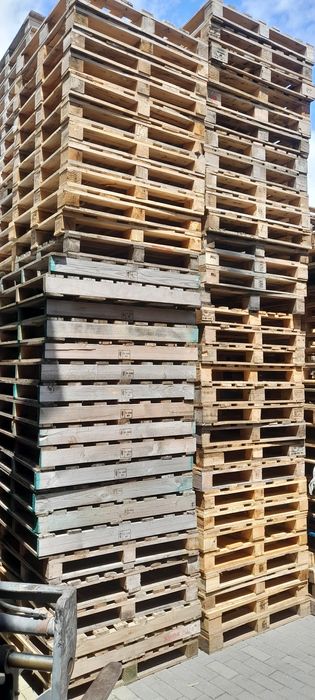 Paletes usadas selecionadas