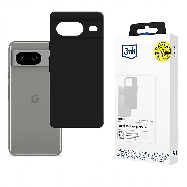 Etui na Google Pixel 8/5G - 3mk Matt Case Black