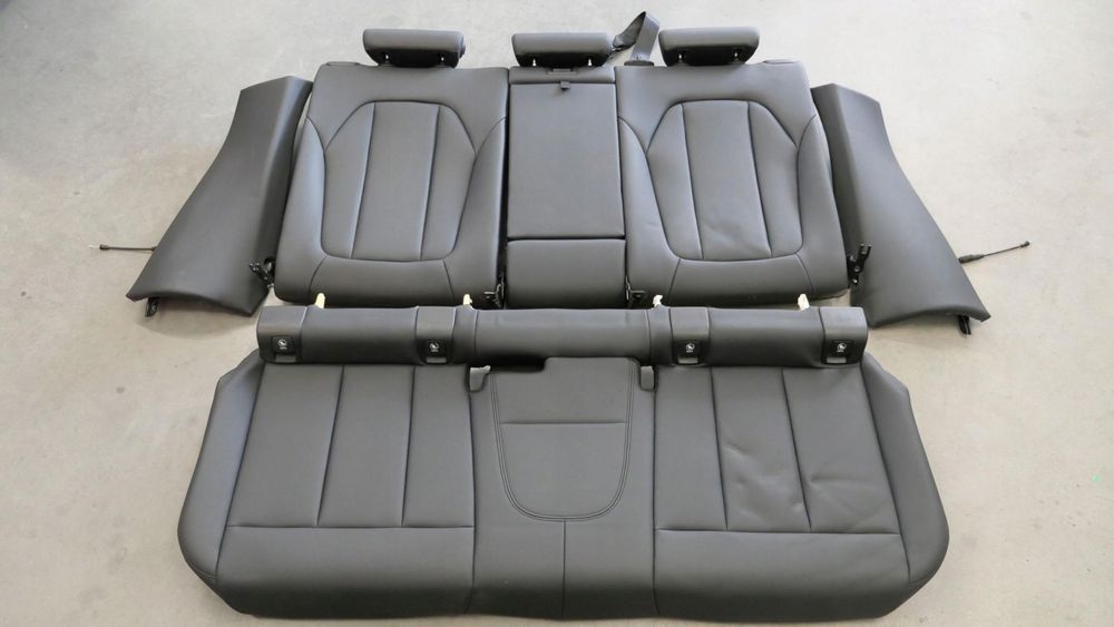 bmw x3 g01 tapicerka kanapa tylna leatherette czarna ekoskóra k8sw