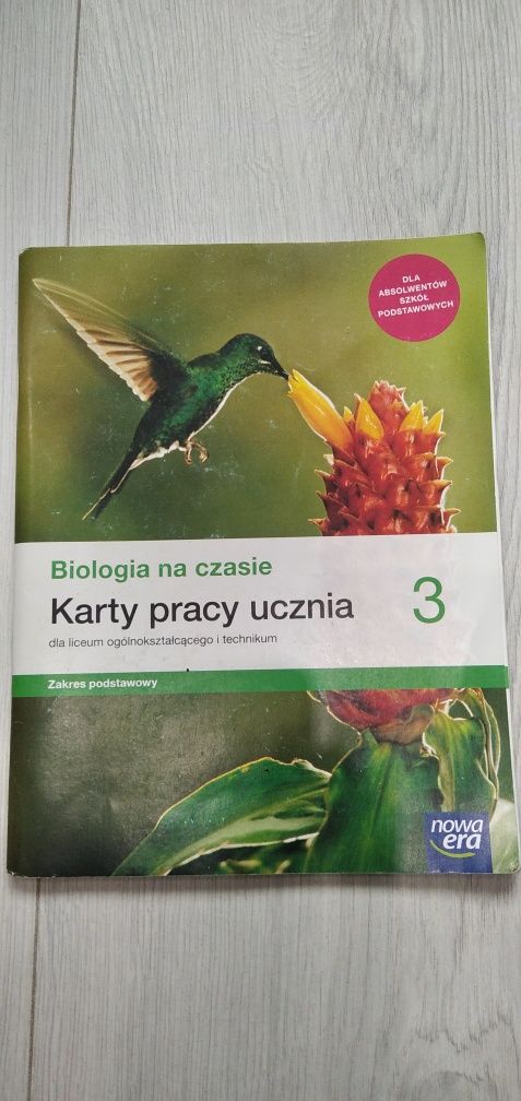 Karty pracy "Biologia na czasie 3"