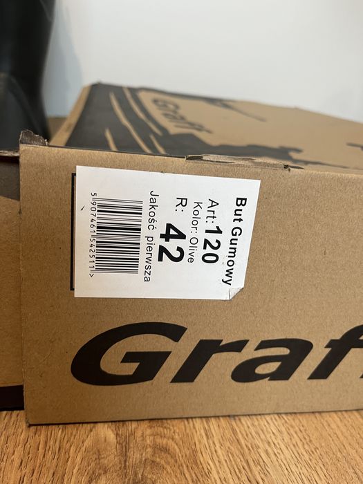Kalosze męskie Graff 120 rozmiar 42 nowe