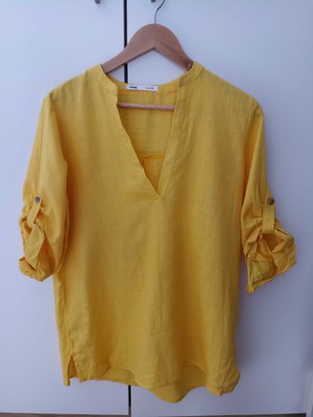 Żółta koszula Sinsay