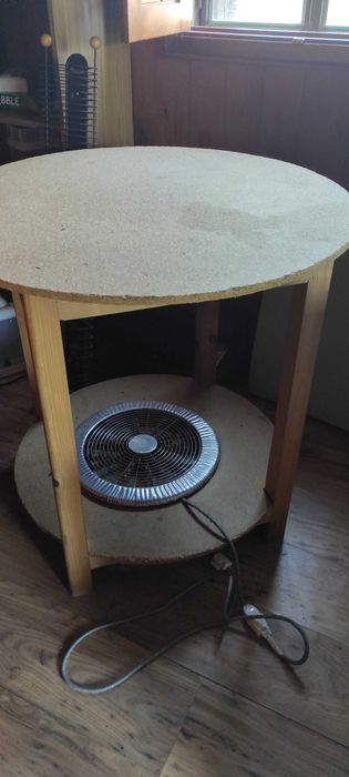 Mesa aquecedor/braseira elétrica