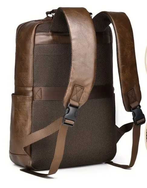 Plecak Męski z Kieszeniami Retro Vintage Na Laptopa Pojemny XXL