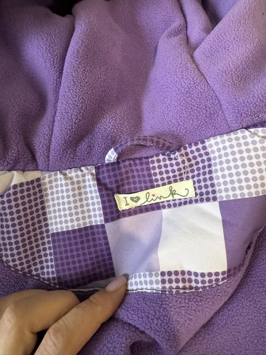 Куртка фіолетова зимова лижна жіноча