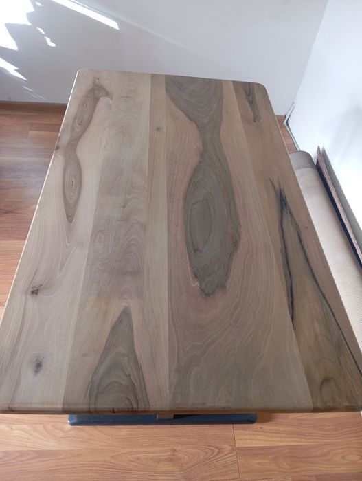 Стол орех металеві ножки регулювання висоти